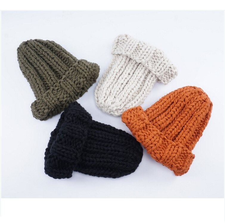 Vrouwen Gebreide Thicken Warm Cap Winter Hoeden Voor Vrouwen Mutsen Roze Grijze Hoed Vrouwelijke Outdoor Snoep Kleur Zachte Gorros cap