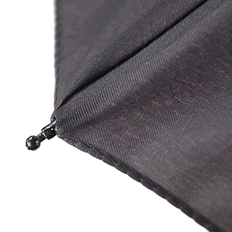 Paraguas de lluvia para hombre y mujer, sombrilla Vertical con divertido para el sol y la lluvia, tres pliegues, color negro con personalidad