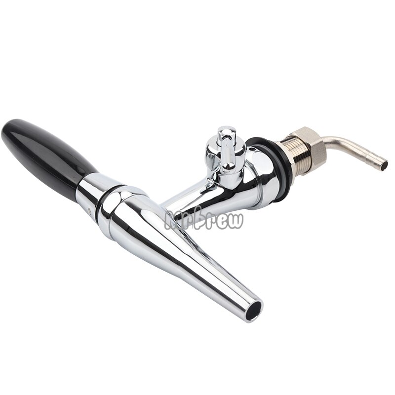 Chrome plating Stout tap Adjustable Beer Faucet Homebrew Flow Control Faucet Shank Tap Kit