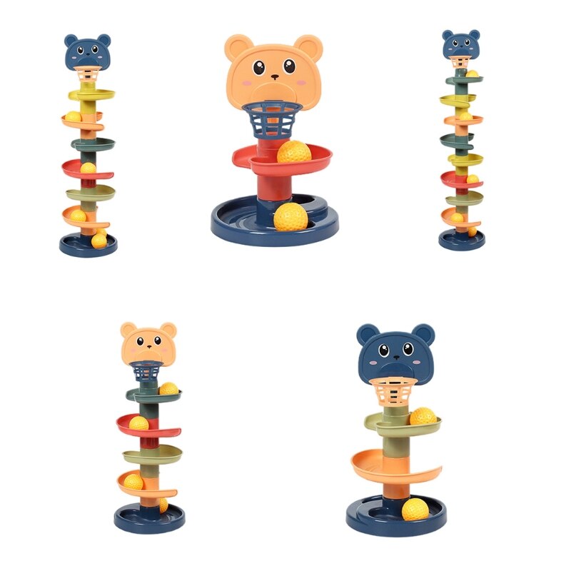 Ball Dropping Fine Motor Skill Training Toy with Tossing Hoop for Kindergarten 87HD