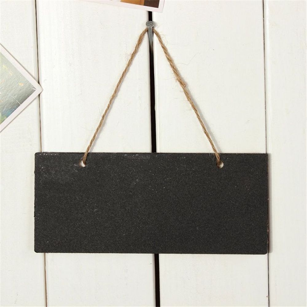 18*8*0.3cm vintage indretning tavle tavle opslagstavle hængende snor skoleartikler til klasseværelse fest bryllup