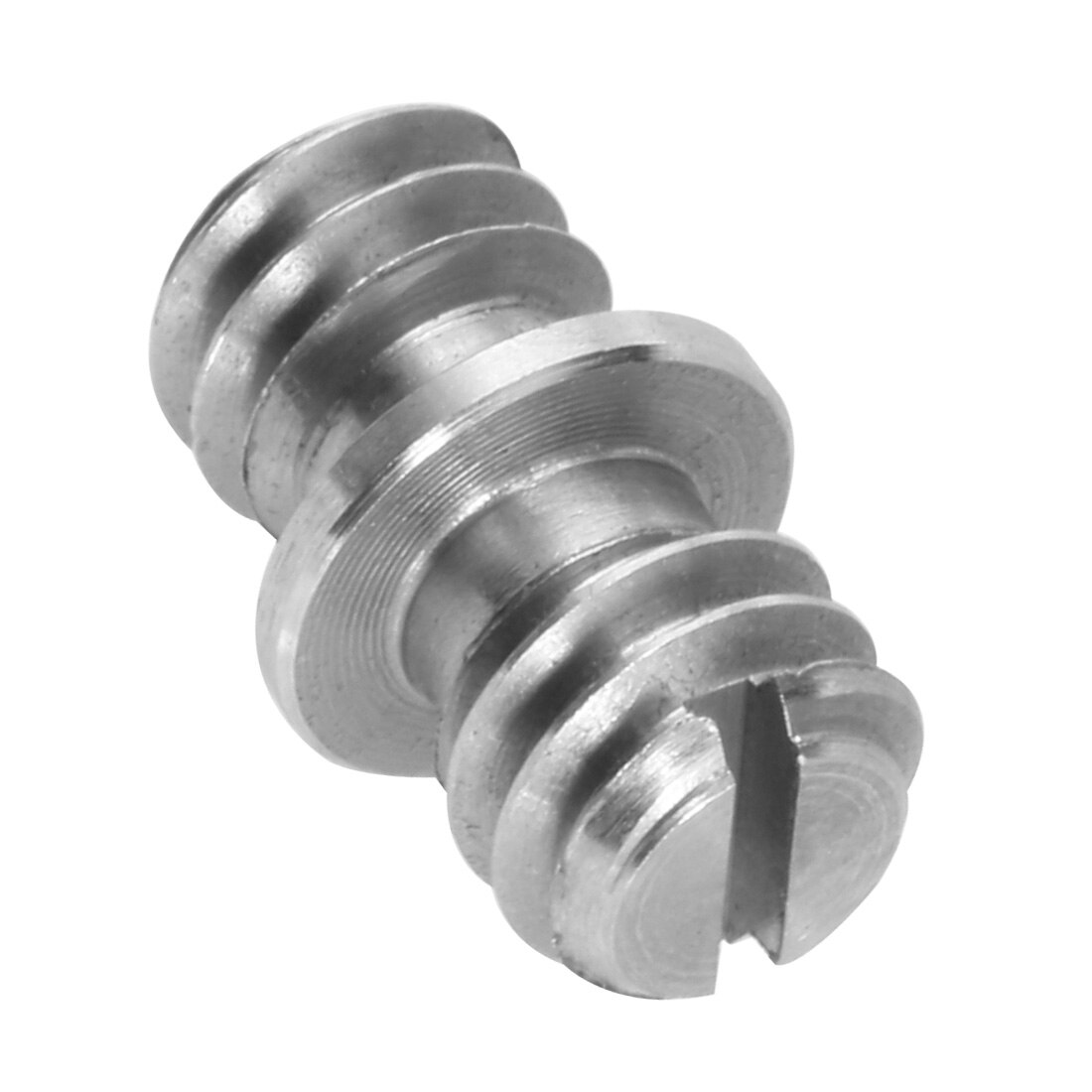 Stainless Steel Camera Screw Adapter Convert Dual Head Converter 1/4"-20 to 1/4 or 3/8" for Tripod Camera Cage Rig Screw Pack
