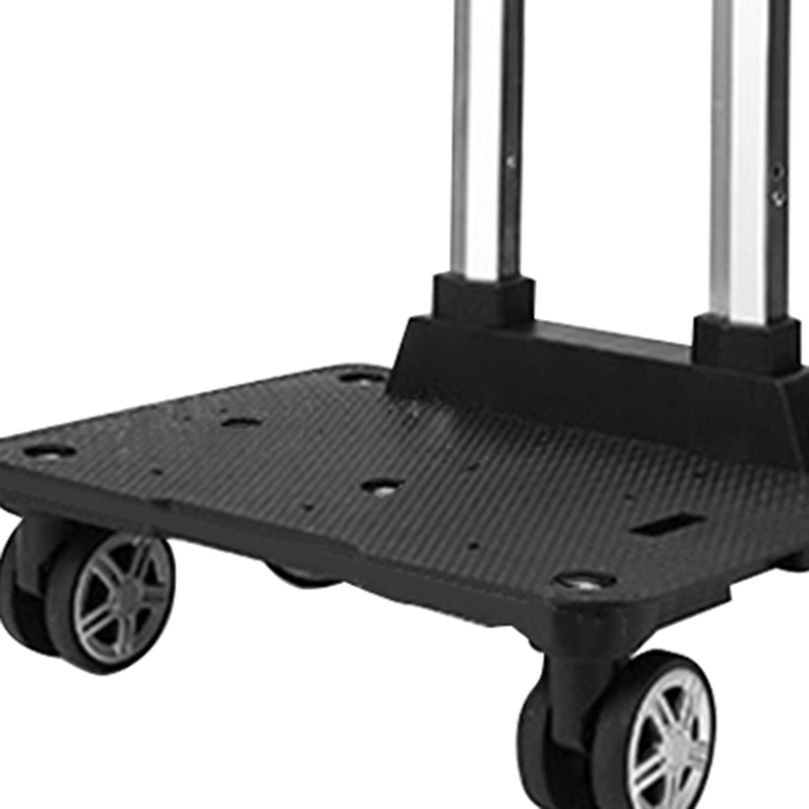 Carrito de equipaje con asa, carrito con ruedas para uso en la oficina, escuela, niños