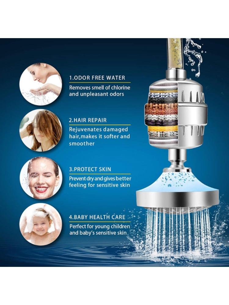 15 bühne Universal- 1/2' Hohe Ausgang Dusche Filter Schlecht Wasserfilter Filter D0AD
