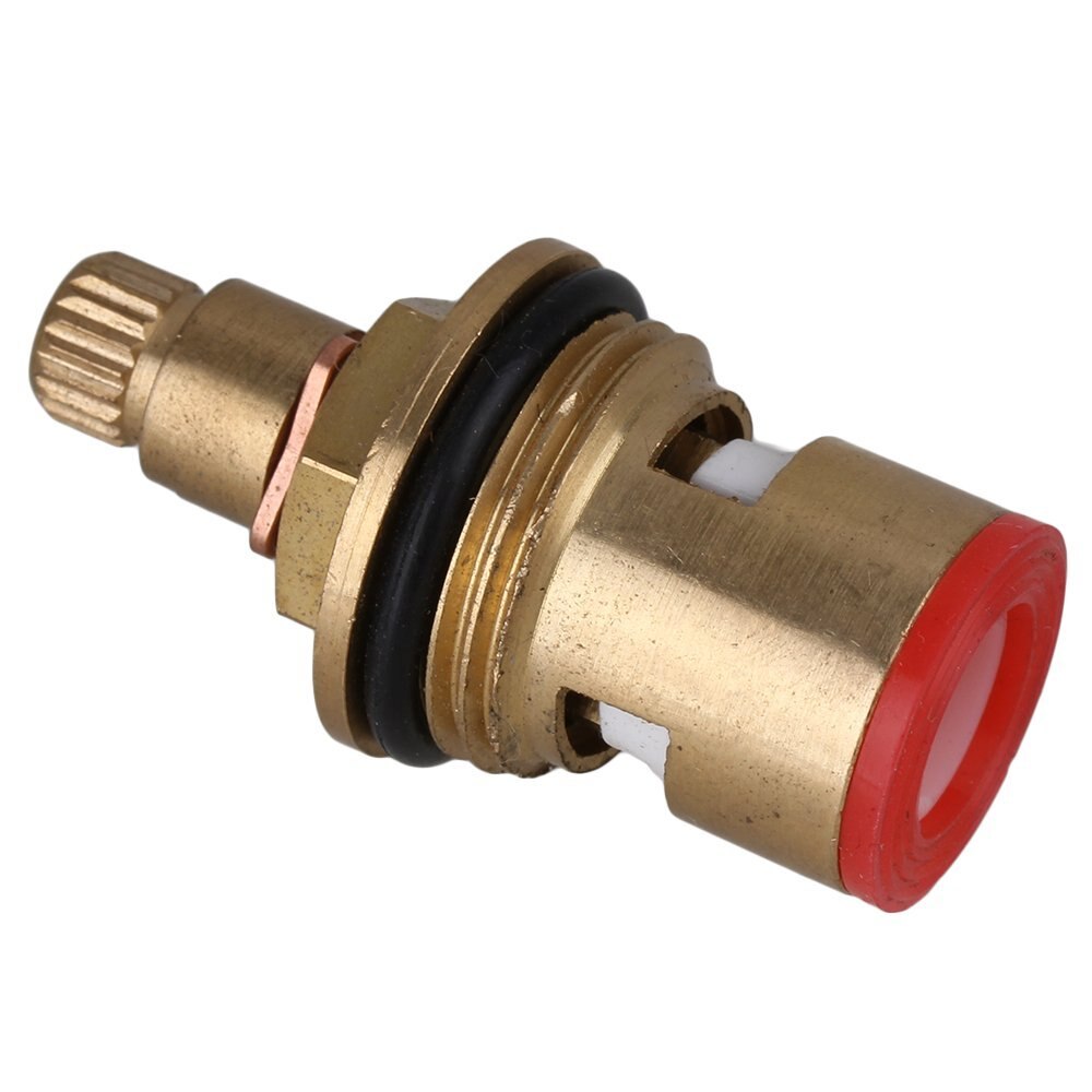 Replacement Faucet Ceramic Disc Cartridge Valve Core Anticlockwise 7.7mm Model Bathroom Kitchen 43X22MM