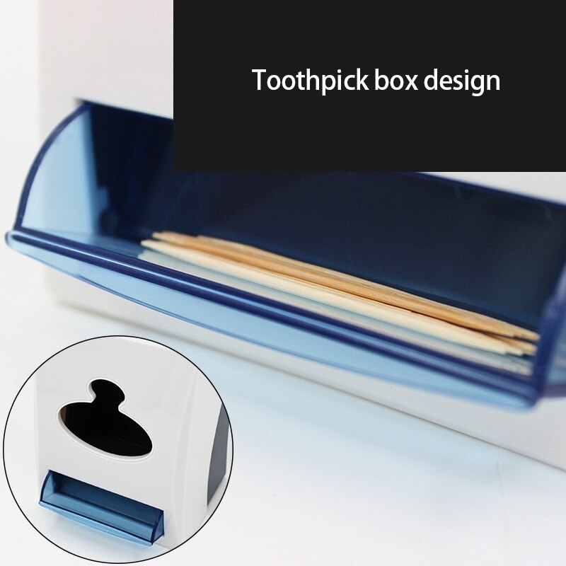 Table Top Restaurant Tissue Dispenser Napkin and Toothpick Holder Paper Roll Holder for Hotel