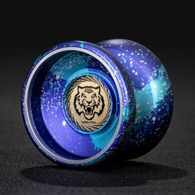 Cool Tiger Magicyoyo Butterfly Yoyo Unresponsive Competition Yo-yo Aviation Aluminum Alloy Yoyo Toys for Kids: Dark Blue