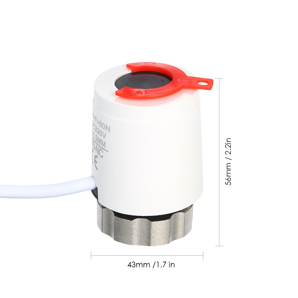 Thermal Actuator for Floor Heating Thermostat System Underfloor Heating Manifold Normally Closed Electric Actuator M30*1.5