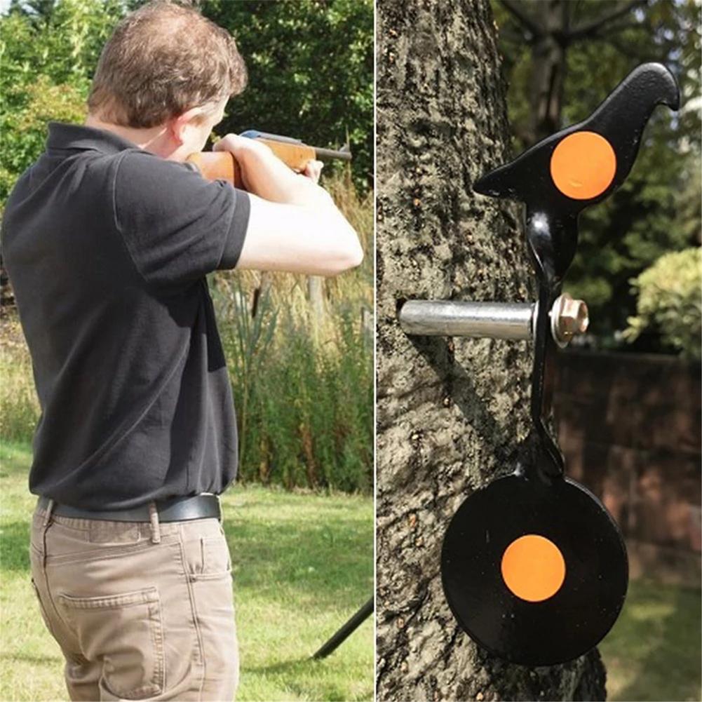 Draagbare Bullseye Schieten Doel Schieten Praktijk Side Insert Vogel-Vormige Rvs Boom Doel Set