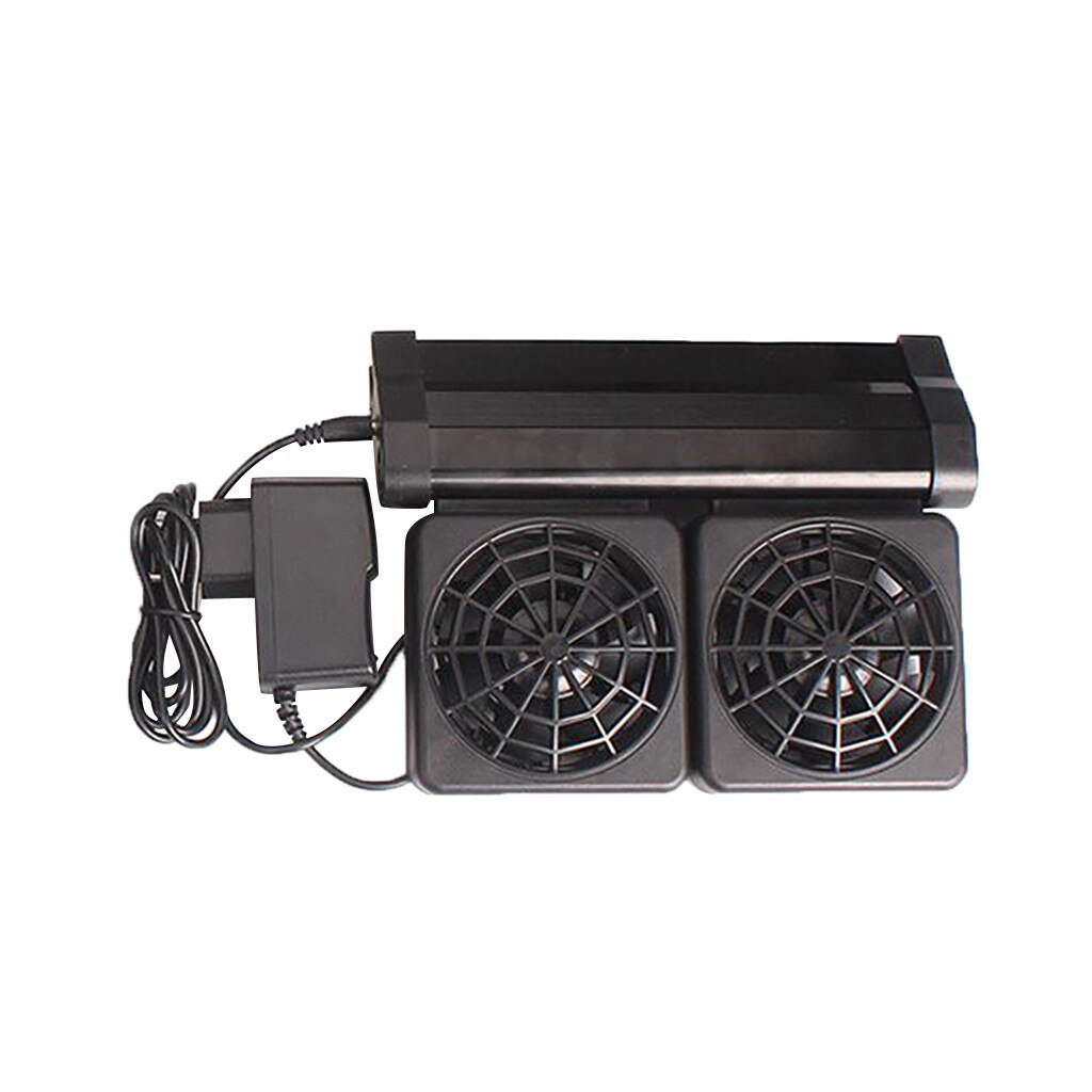 #502 Pcs Fans Aquarium Cooling Fans Cold Wind Chiller Adjustable Water Cooler 2 Fan Heads Temperature Controller: Default Title