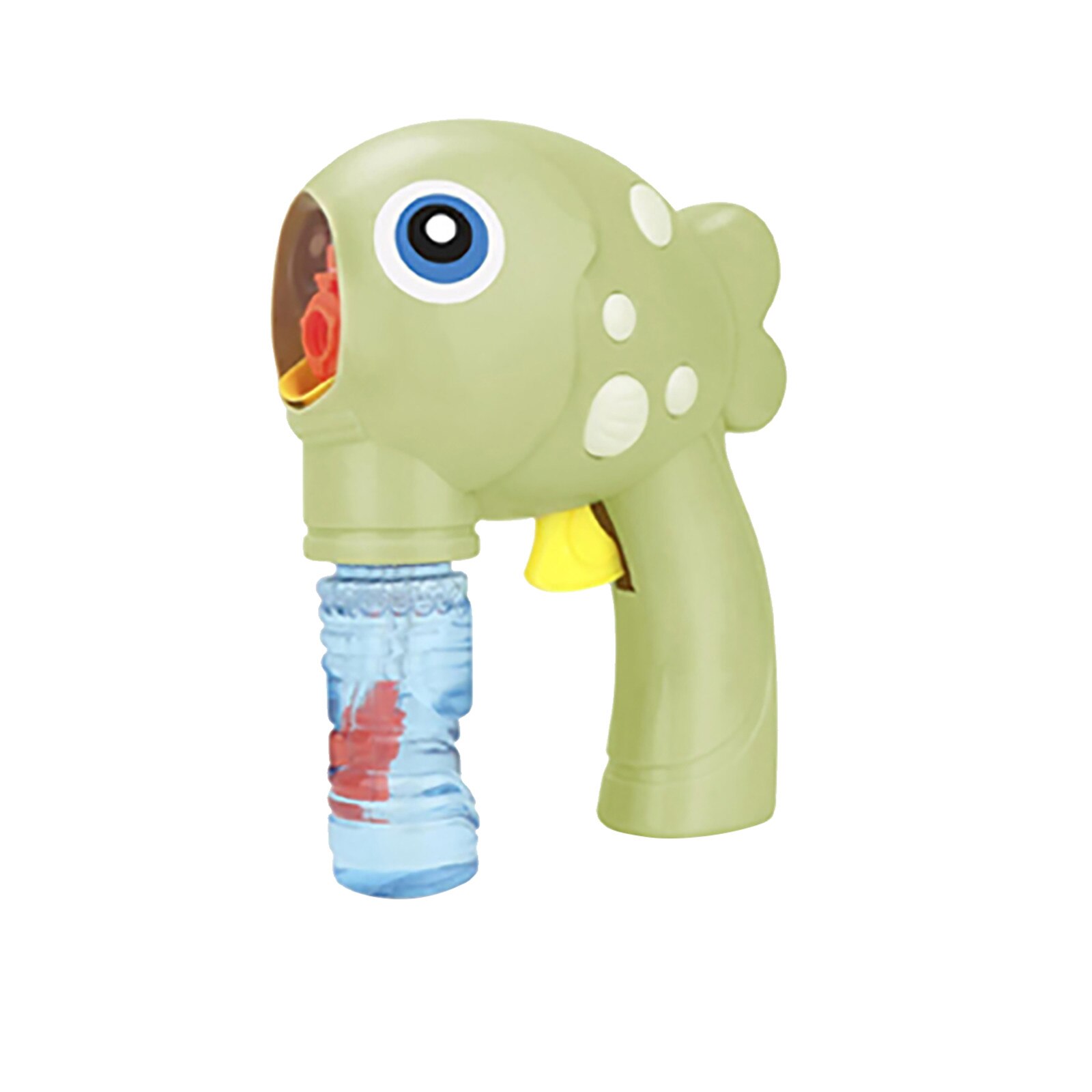 Zomer Cartoon Vis Zeepbellen Machines Inertiële Handleiding Bubble Blazen Machine 100Ml Funny Kids Jongens Meisjes Outdoor Speelgoed: Green