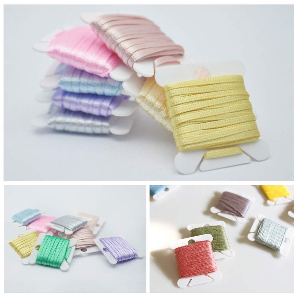 120PCS Cross Stitch Storage Rack Plastic Sewing Thread Winding Plate Board Card Embroidery Craft Thread Bobbins Organizer H5