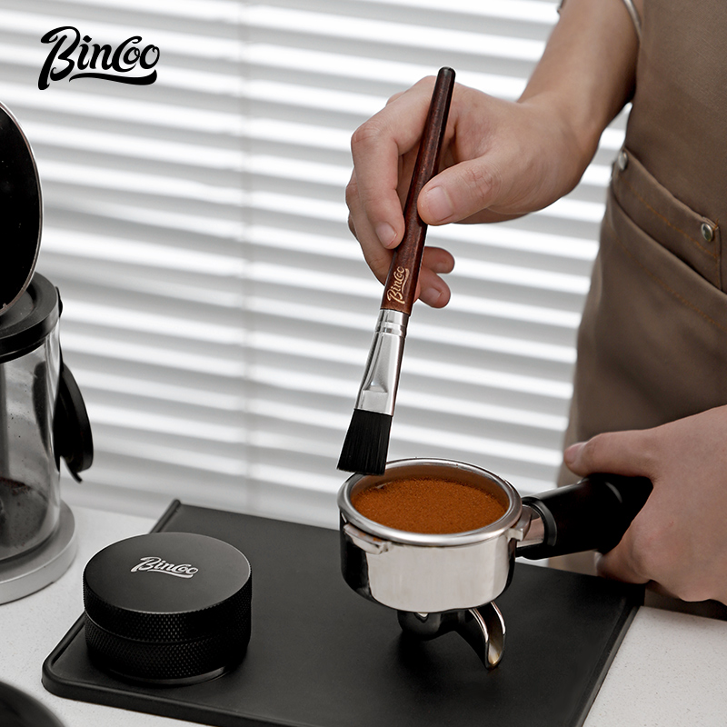 BINCOO Koffiemolen Reinigingsborstel Koffiezetapparaat Afstoffen Espresso Borstel Cleaner Tool Thuis Koffie Bar Barista Accessoires