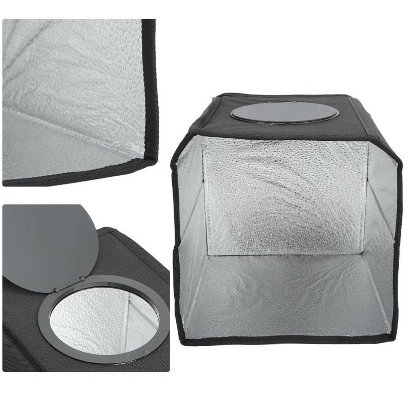 Photo Studio Lightbox Mini Portable Light Box Tabletop Photography Soft Shooting Tent Box 6 Backgrounds for Jewelry Photography