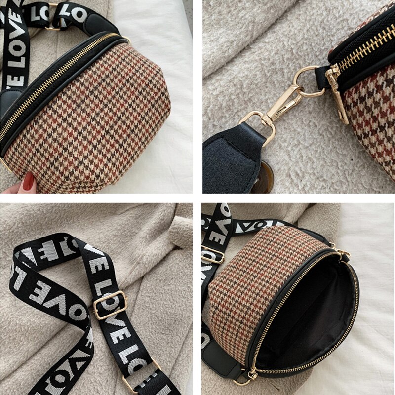 Frauen Gestreifte Taille Tasche fanny Pack PU Leder Schulter Crossbody Brust Taschen Weibliche Gürtel Tasche Banane Hüfte geldbörse