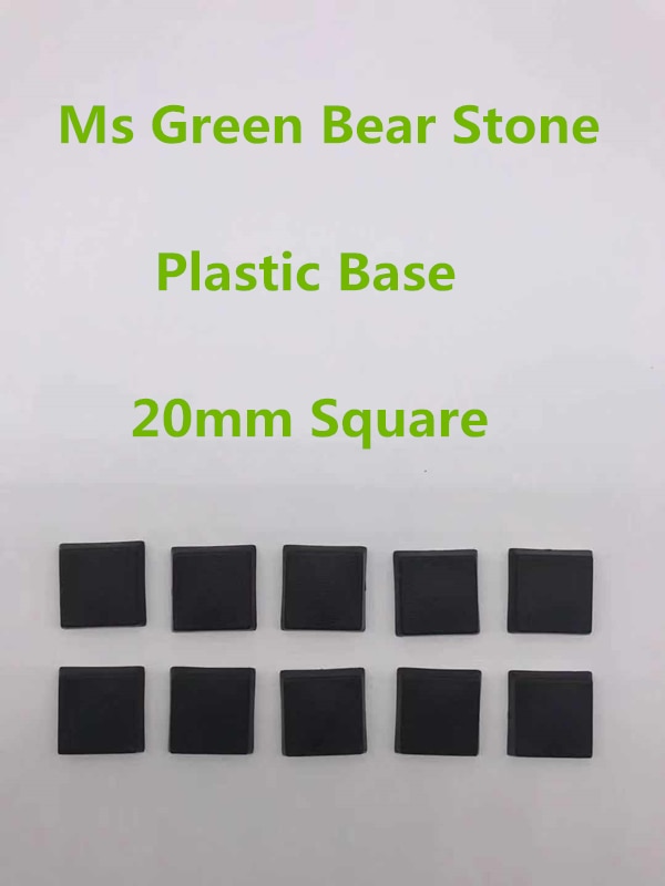 GBS Plastic Model Base 20mm Square Base