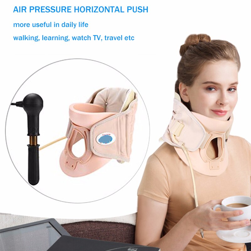 Neck Compression Machine Neck Traction Inflatable Neck Massager Brace Neck ... – Grandado