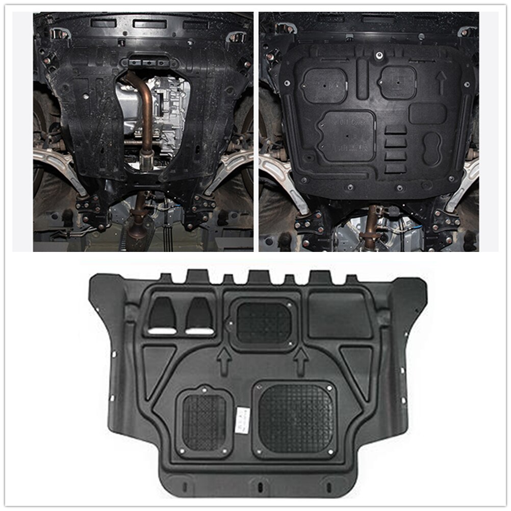 Bil exteriör chassi del undervattenssats för honda odyssey 2.4l under motor stänkskydd skydd stänkskydd panel