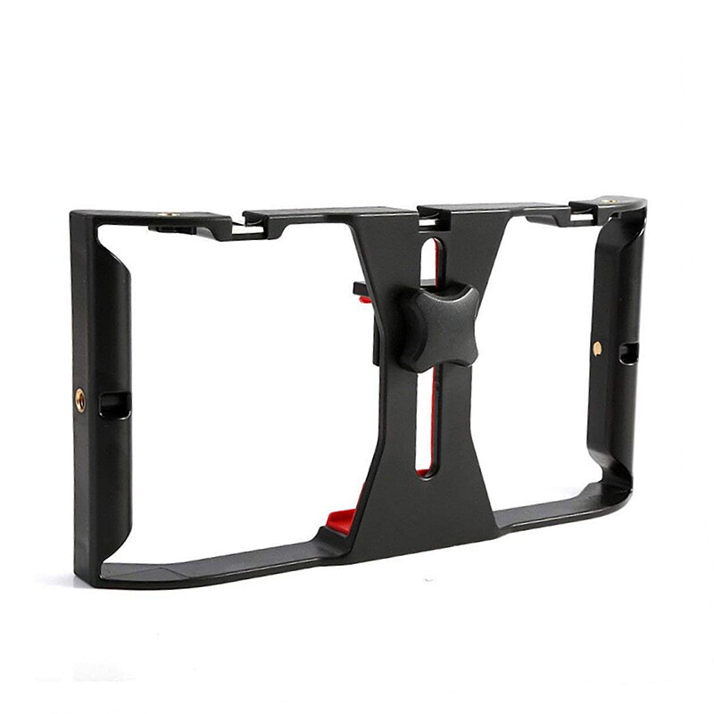 Phone Video Camera Cage Handheld Stabilizer Film Making Rig for Smart Phone Hand Grip Bracket Mobile Phone Stabilizer