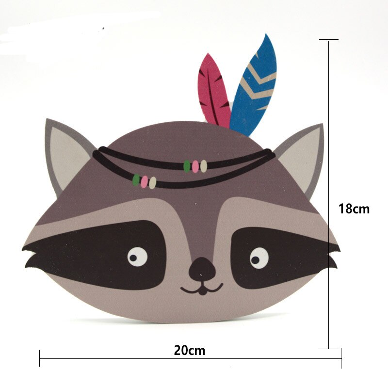 Autocollants muraux 3D animaux de style nordique, décoration pour chambre d&#39;enfant, Stickers muraux: Model 5