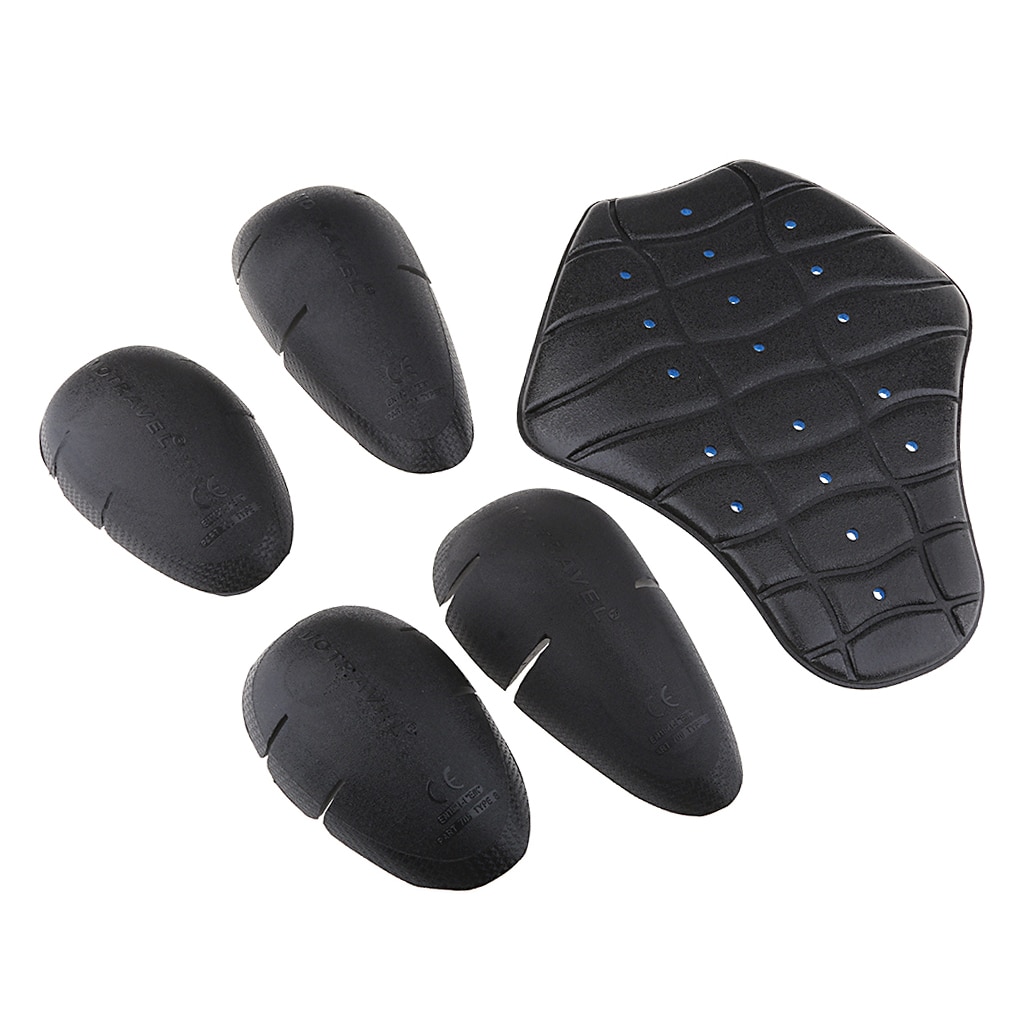Motorcycle Riding Detachable Armor Shoulder & Knee & Back Protection Pads