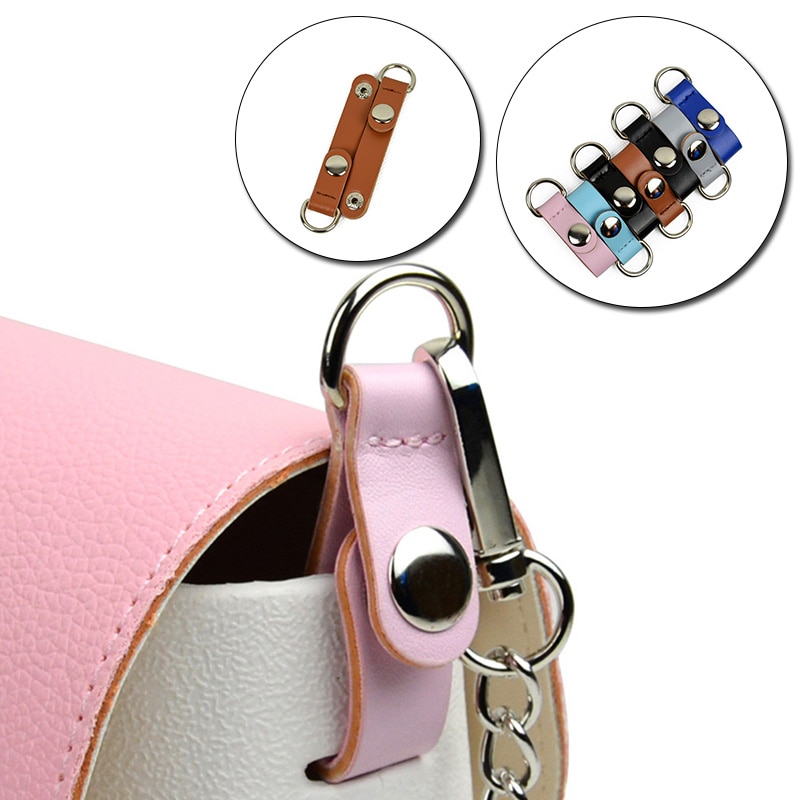 2 sztuk PU skórzany hak na zaczep zamknięcie załącznik dla Opocket O torba kolorowe DIY Craft klamra torebki DIY Handmade akcesoria