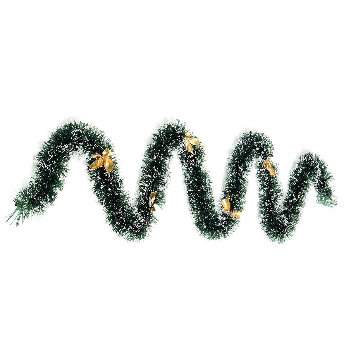 1pcs 2m red or yellow Christmas Garlands Artificial Madder Frosted Tinsel Garlands Tree Hanging Garlands For Decoration: yellow