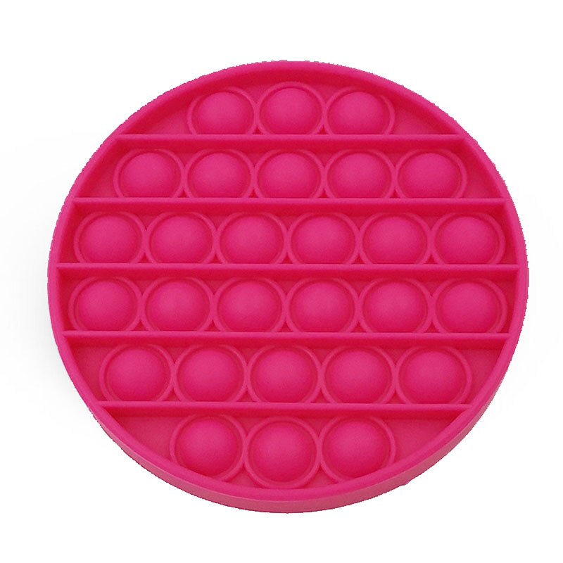 Pop It Push Doll Bubble Sensory Fidget Toys Autism Special Needs Stress Reliever Squeeze Sensory Toy Relieve Stress Help Recover: Red