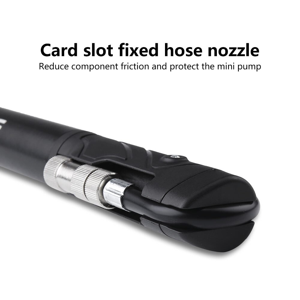 INBIKE Mini Bike Pump Portable Frame Pump High Pressure Smart Valve Presta &amp; Schrader Bicycle Inflator Cycling Accessories IQ327