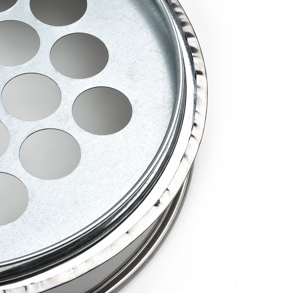 21/23/25mm Stainless Steel Soil Sieve Mesh Separating Pan Meaty Plant pot Sample Sieve For Separating Coarse Materials Garden