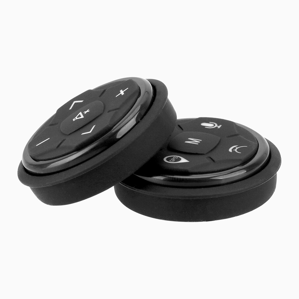 Control remoto Universal para coche, accesorios para coche, música, navegación GPS, botones de Control remoto, 10 teclas, controlador de volante para coche inalámbrico