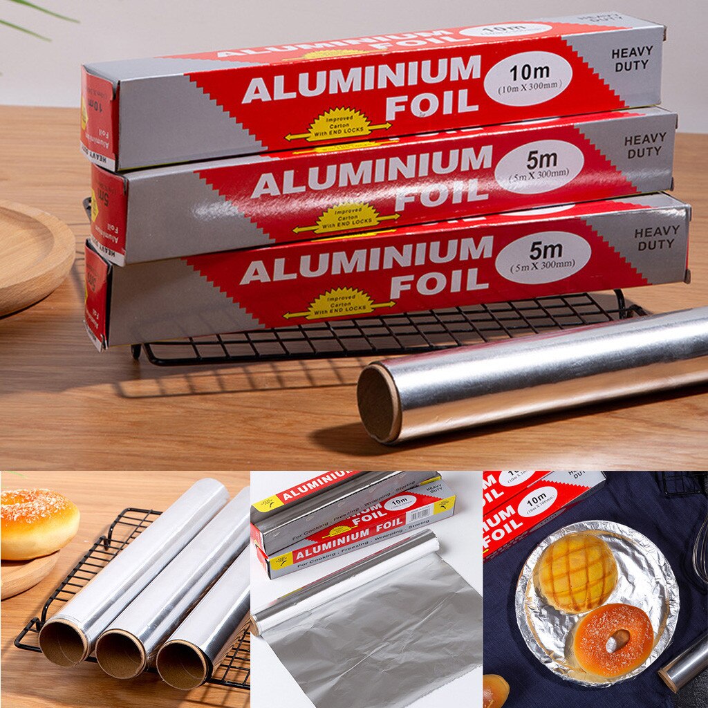 Lebensmittel Klasse draussen Camping Grill Aluminium Folie Haushalt Backen Einweg Folie Küche BBQ Versorgung