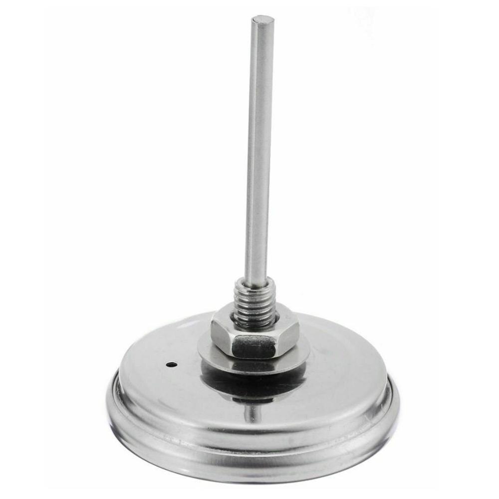 Steel Barbecue 300 Degrees Thermometer Bbq Smoke Grill Oven Temperature Gauge Outdoor Camp Tool