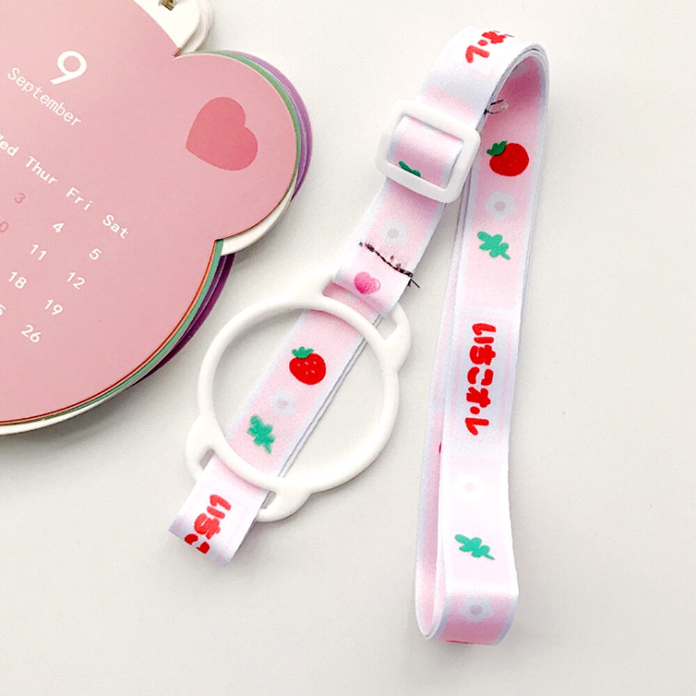 Plastic Water Bottle Tour Drinking Bottle lanyard Yakult Shape Cute Kawaii Milk Carton Shaker Bottle for Kids/Adult: 03