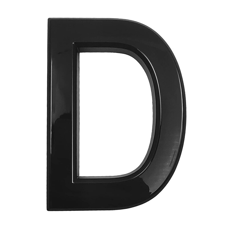10cm 3D Style Self Adhesive House Numbers and Letters Door Address Number Stickers for Apartments Mailbox Office Hotel Room