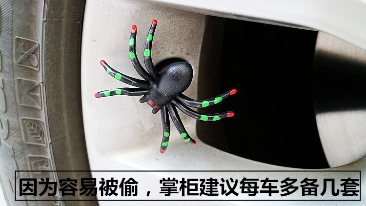 Auto Auto Wiel Band Ventieldopjes Spider Autobandventiel Cap Rubber Auto Ventieldopje Ventiel Cap accessoires