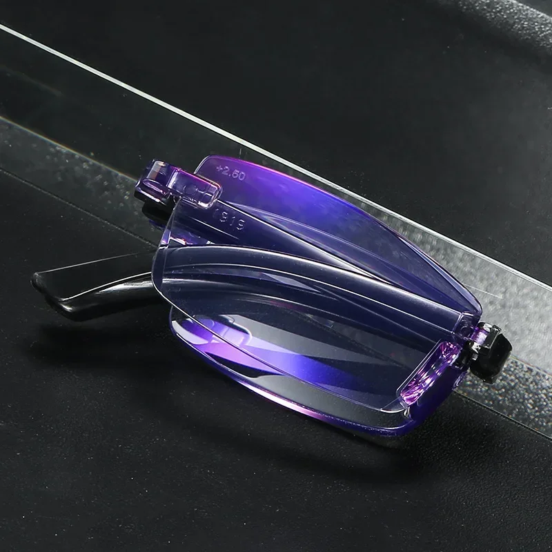 Reading Glasses Men Anti Blue Rays Presbyopia Goggles Women Vintage Rimless Eyewear Diopter +1.0 1.5 2.0 2.5 3.0 3.5 4.0