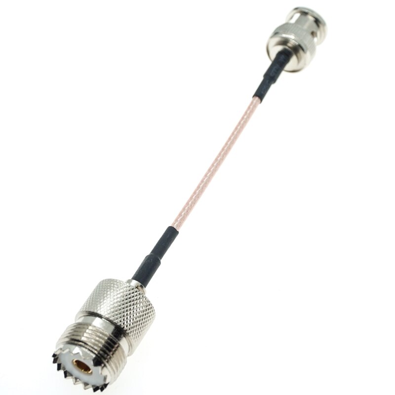 BNC mâle vers UHF femelle, So239 So-239, prise droite, câble RG316