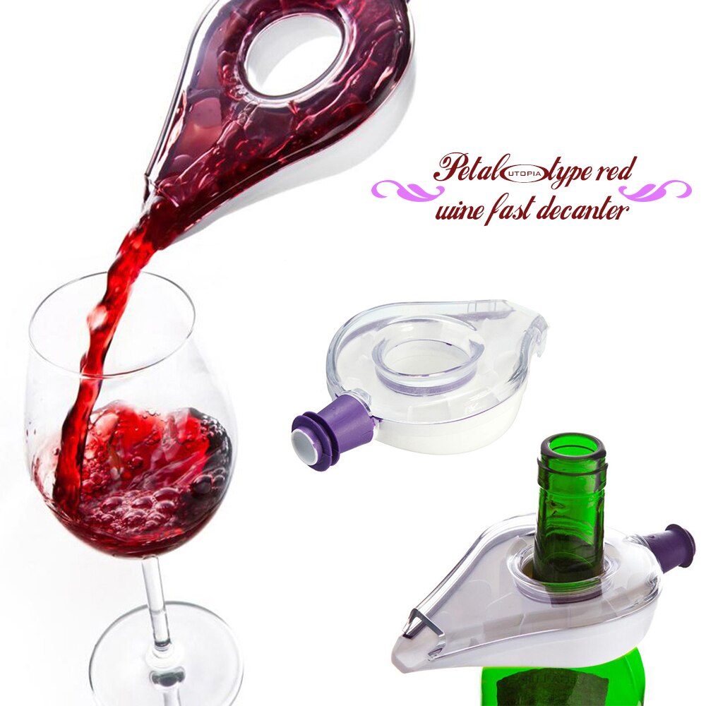 Di Vino di viaggi Filtro di Aspirazione Dell'aria Pour la Magia del Vino Essenziale Vino Rapida Aeratore Beccuccio anter Mini: Default Title