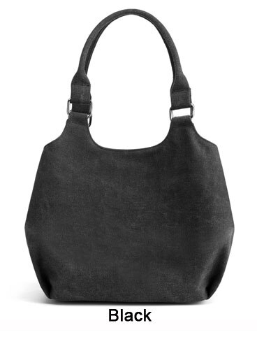 Elegante Delle Signore del Hobo di Spalla Delle Donne Del Sacchetto Della Borsa della Tela di Canapa Top-maniglia Della Borsa del sacchetto del Messaggero Della Borsa Femminile della Tela di canapa del Sacchetto di Crossbody Borsoni: Black