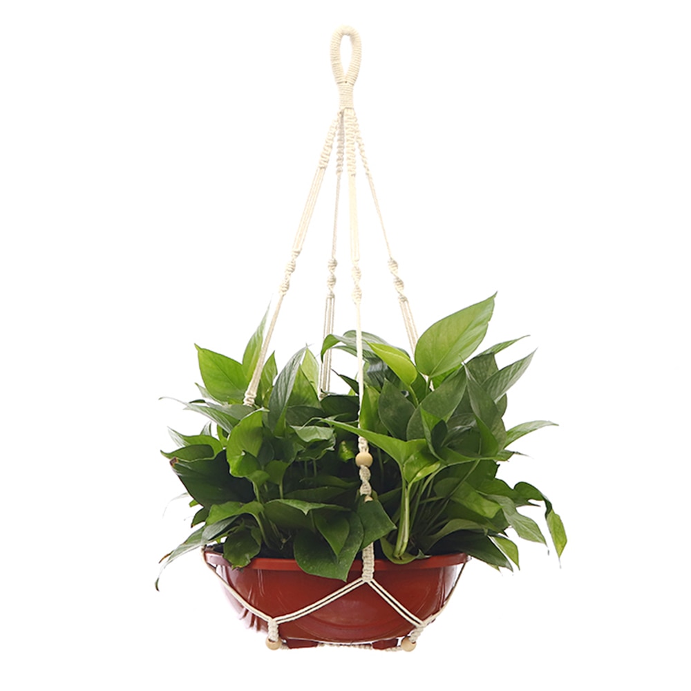 100% handmade macrame plant hanger flower /pot hanger for wall decoration countyard garden