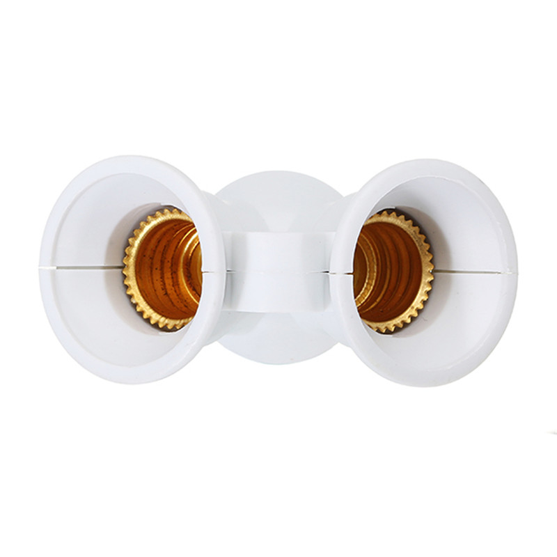 CLAITE E14 To 2 E14 Bulb Lamp Base Holder Converter Socket Adapter Splitter Converter Socket for Home Light AC100-230V