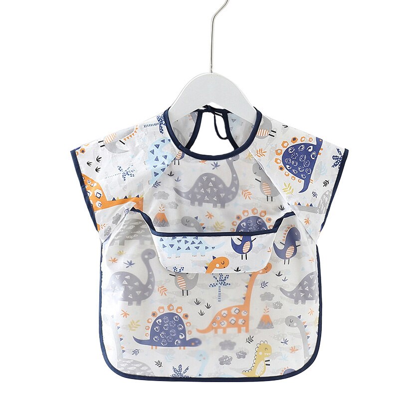 Baby Bibs Waterproof Short Sleeve Cartoon Feeding Accessories - Polyester Cotton Acrylic - Unisex Toddler Infant: 03
