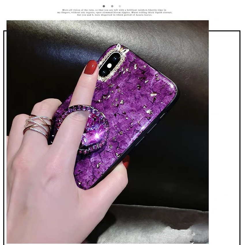 Glitter Diamond Finger Grip Ring Holder Stand Mount Bracket For iPhone Huawei Samsung Xiaomi Redmi Universal Mobile Cell Phone