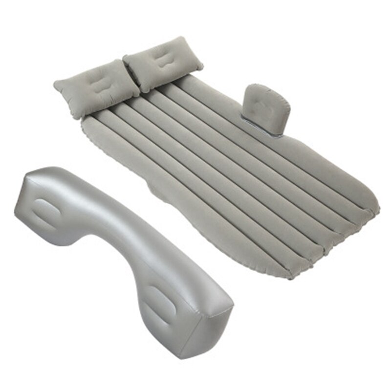 Colchón inflable multifuncional para coche, cama de viaje Universal para SUV, asientos de coche, cama multifuncional para acampar al aire libre y playa: Grey