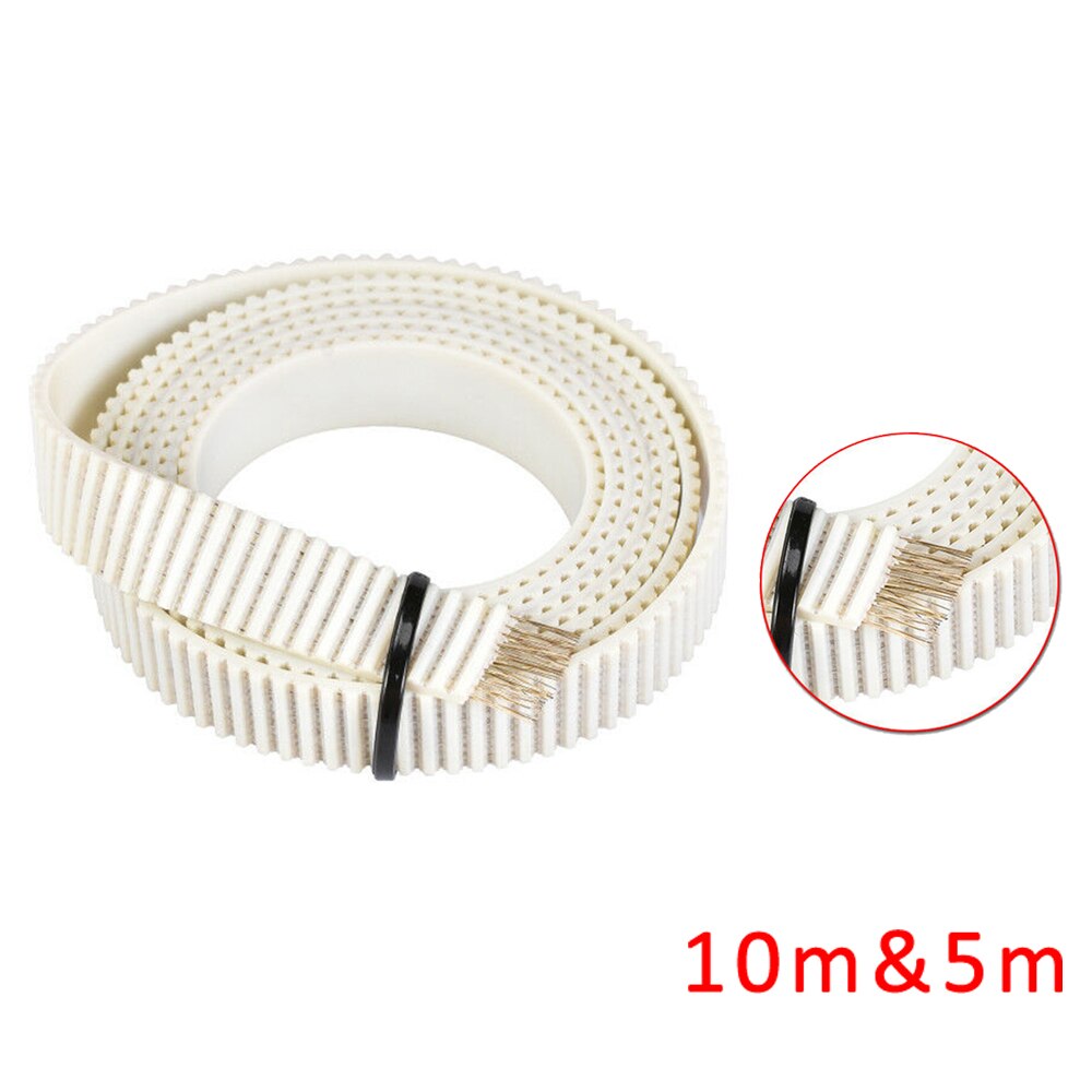 GT2 pasek rozrządu 2mm skok 10mm szeroki drut stalowy wzmocniony pasek rozrządu z PU wymiana 5M/10M robić drukarki 3D