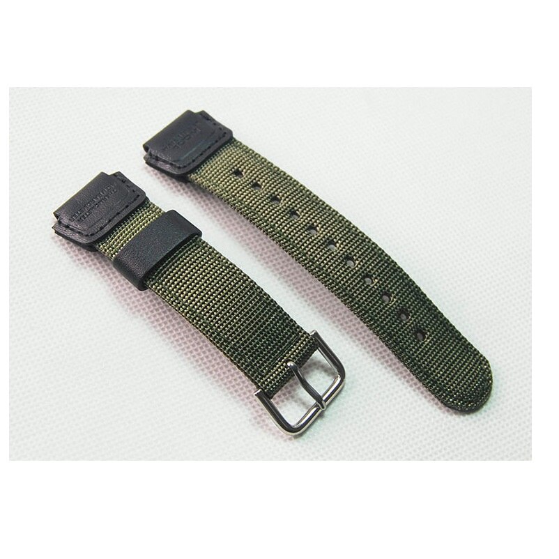 Bracelet en Nylon Bracelet de Montre Casio SGW-300 AQW-110 SGW-400H W-735H W-S200H AE-1000W AE-1200 AEQ-110W Remplacement Bracelet