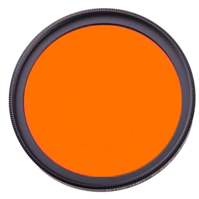 RISE(UK) 49/52/55/58/62/67/72/77mm marco Ultra delgado Filtro de Color naranja completo con caja para lente de cámara DSLR SLR