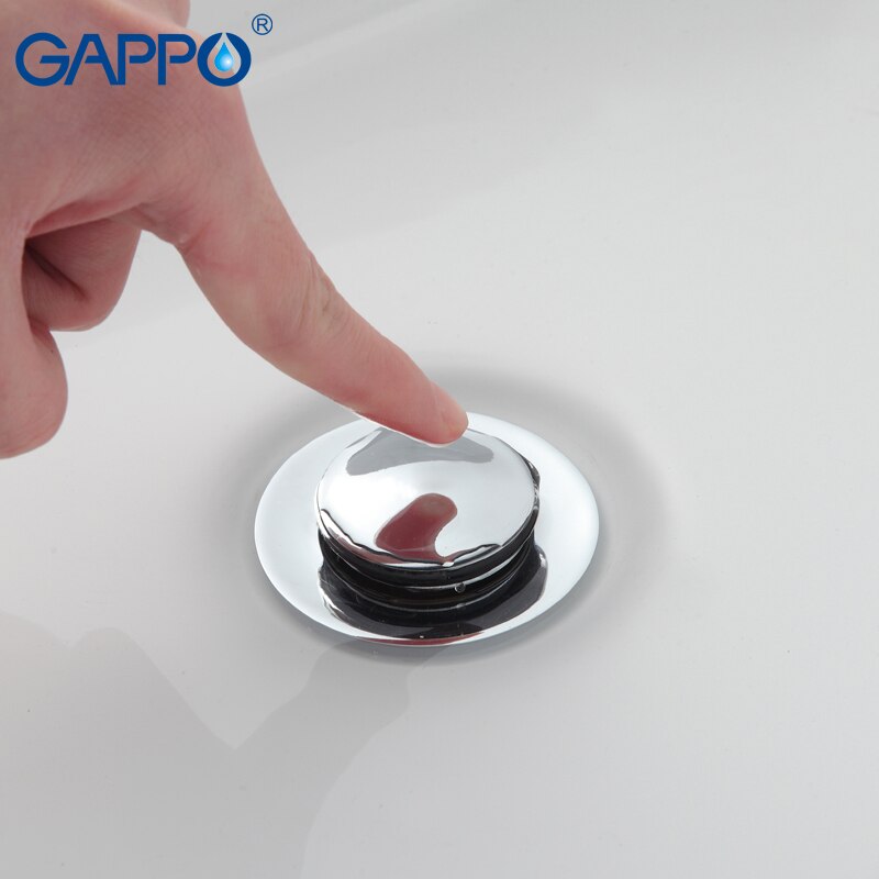 GAPPO Drains wastafel drain basin sink drain washer messing basin afval Waste Vanity Vessel sink stopper Met overloop