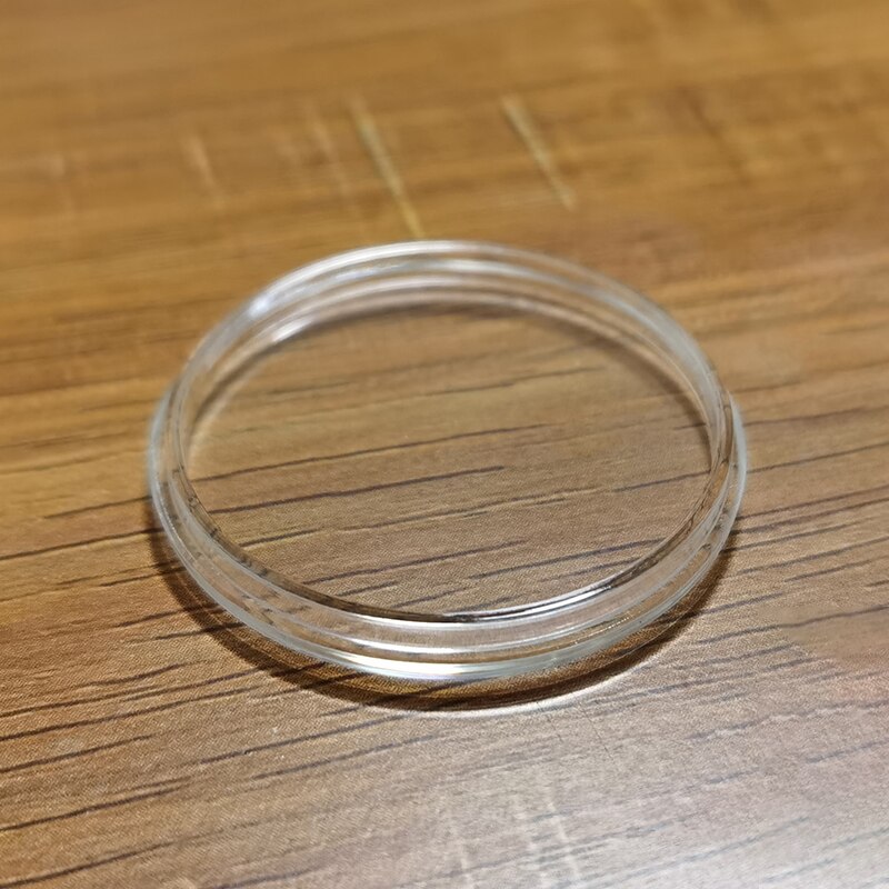 Acrylic Transparent 33mm/35mm Packaging Box Coin Box Quantum Chip Phone Sticker Box